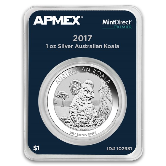 2017 Australia 1 oz Silver Koala (MintDirect® Premier Single) 2017 Australia 1 oz Silver Koala (MintDirect® Premier Single)